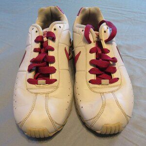 Womens Vtg Nike Shox Classic Shoes Sz 8.5 White / Pink